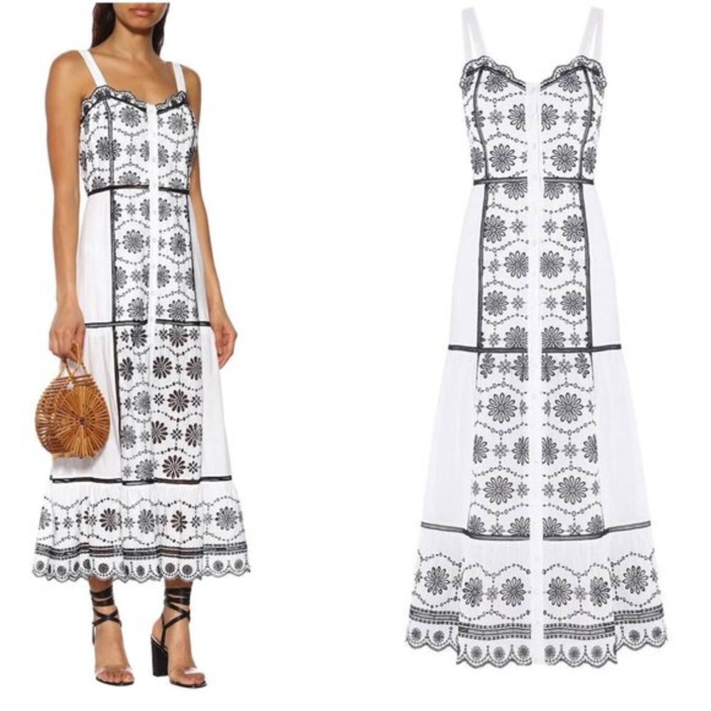NWT Veronica Beard Embroidered Sasha Dress, size 6